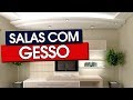 30 IDEIAS PARA SALAS COM GESSO