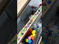 100 Marbles vs Wooden Hole! 😱 ASMR Satisfying #marblerun