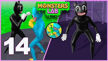 👹 Monsters Lab 😈Level 14 Cartoon Cat VS Huggy Wuggy Gameplay Walkthrough (iOS,Android)