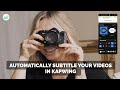 How to subtitles with kapwing in 2023 magic animated subtitles styling transcription