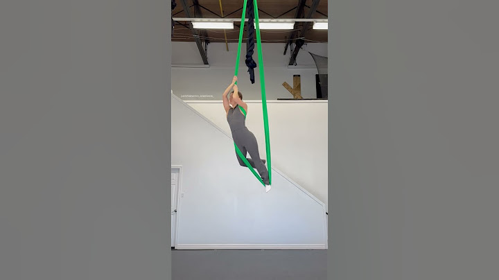 Aerial hammock 💚 Tutorial drop one the knee ✅ #aerialhammock