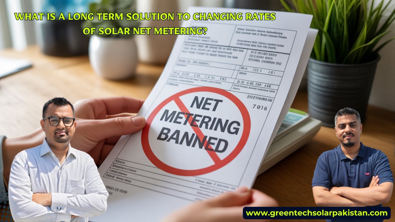 A Long Term Solution to Changing rates of Solar Net Metering in Pakistan?
