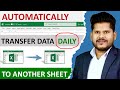 How To Automatically Transfer Data To Another Sheet In Excel || Using Advanced Filter