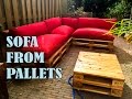 HOW TO MAKE A PALLET SOFA/COUCH STEP BY STEP WITH MANUAL