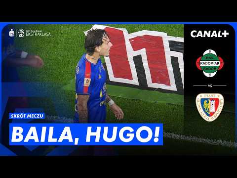 Hugo Vallejo Tańczy z Obroną! Piast Kroczy po Kolejną Wygraną! Radomiak - Piast, Skrót Meczu