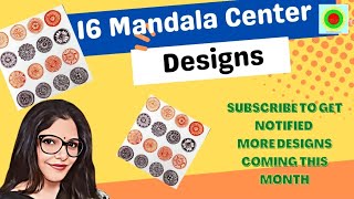 MANDALA FILLER DESIGNS 57-72 || MANDALA CENTER || DOODLE            #SHILPISAXENHA #mandala #design