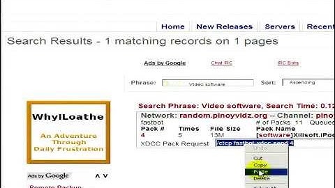 How to Download Software Using mIRC