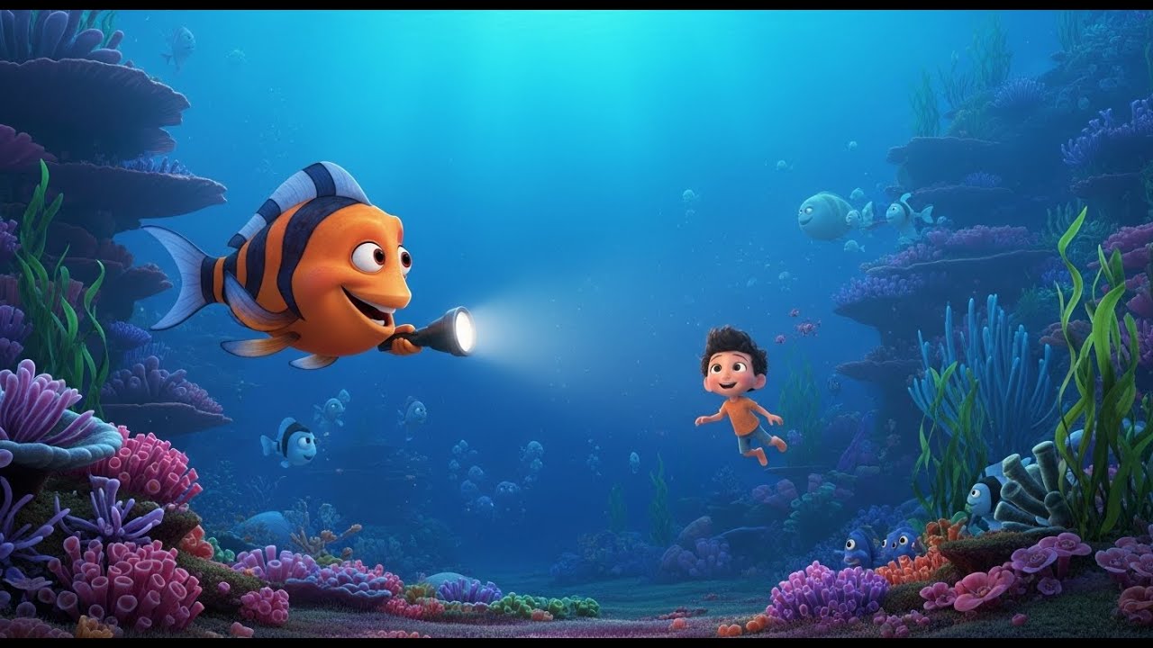 54  The Fish Who Found a Flashlight 🐟🔦