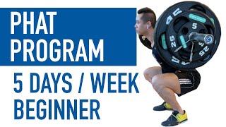 PHAT Program for Beginners (Power Hypertrophy Adaptive Training)