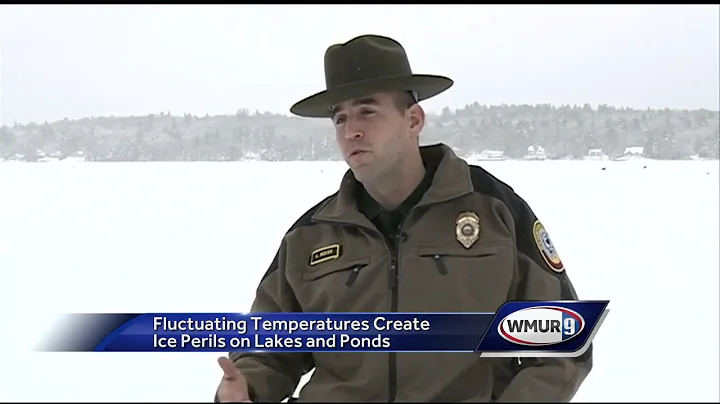 Ice ridges create dangerous conditions on lakes