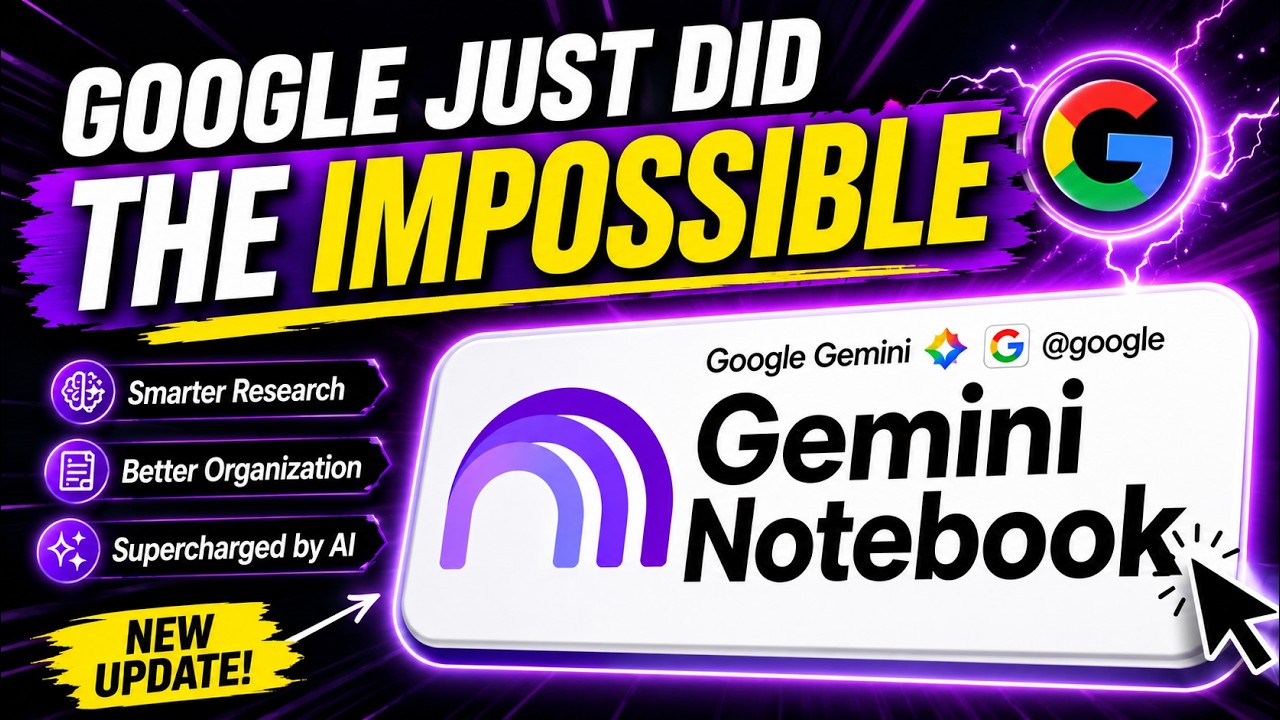 Gemini Notebook NEW Update is INSANE!