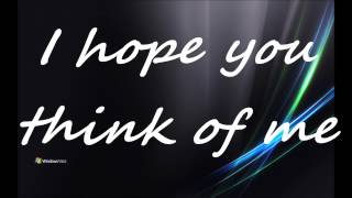 Owl City - I Hope You Think of Me LYRICS [FULL SONG]