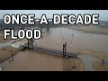 Storm chaser intercepts major flood in Greenville, South Carolina by drone