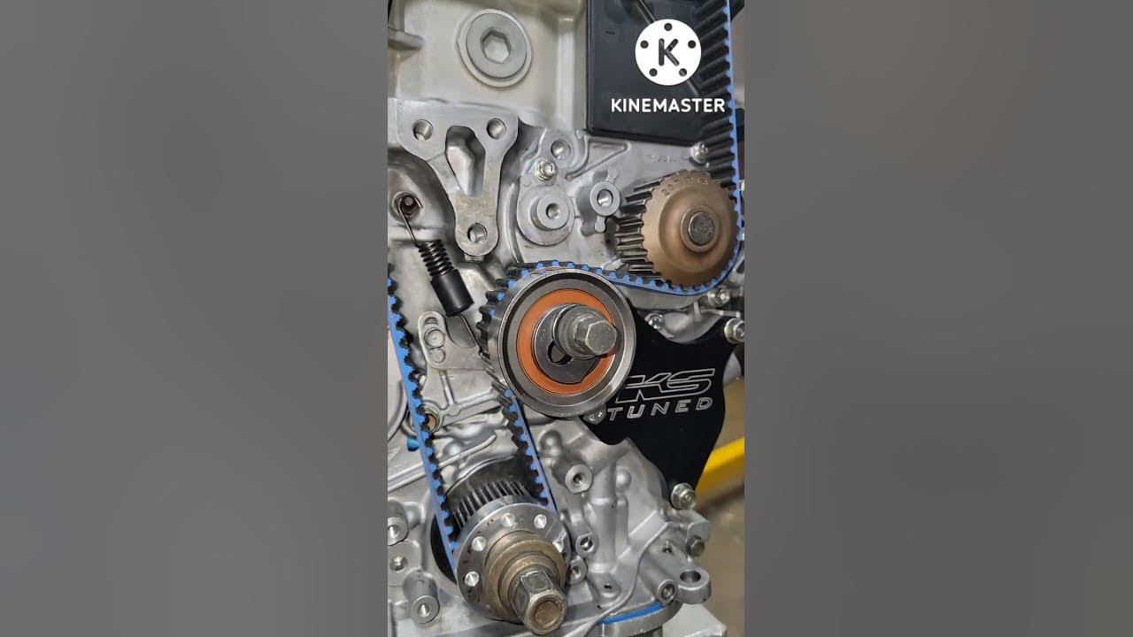 Honda Engine H22 Timing Belt Manual Tensioner Spring! D i.Y. - YouTube