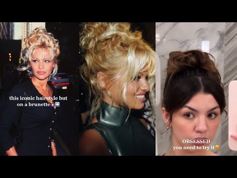 ICONIC PAMELA ANDERSON HAIRSTYLE #HAIR #HAIRSTYLES #SHORTS