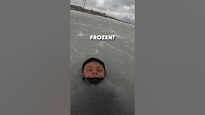 The Sea Is Frozen?! 🥶