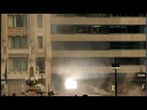 Transformers 3 Explosions Gunfire Chicago Wacker D...