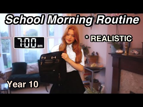 My Real School Morning Routine *Year 10 Autumn Term | Ruby Rose UK