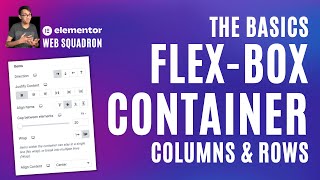 Basics Flex Box Containers  Columns & Rows  Elementor Wordpress Tutorial  Flexbox