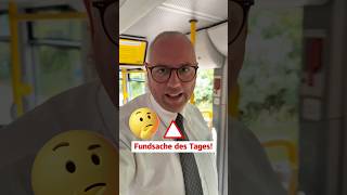 Hast du schon mal etwas liegen lassen?#tramfluencer #straßenbahn #geld #vergessen #yt #lustig