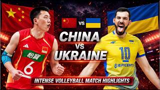 China vs Ukraine Epic Volleyball Highlights | Men's VNL 2026