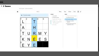 NYT Mini Crossword 9/3/26