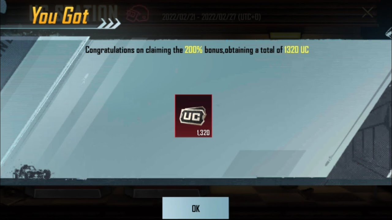 UC STATION 200% UC BONUS 1320UC😱