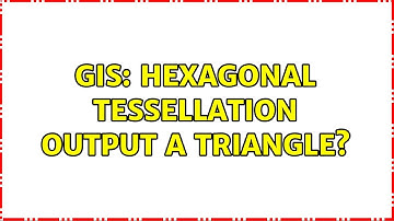 GIS: Hexagonal Tessellation output a Triangle?