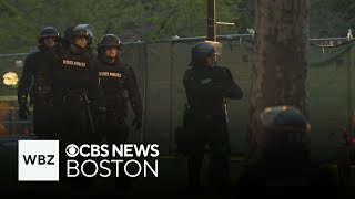 Police break down tent encampment on MIT campus