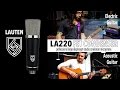 Lauten audio la220 on electric  acoustic guitar