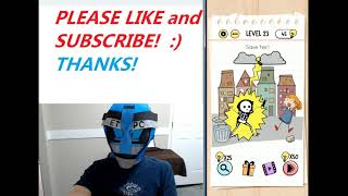 BRAIN TEST LEVEL 21 22 23 24 25 WALKTHROUGH WITH ANSWERS EXPLAINED