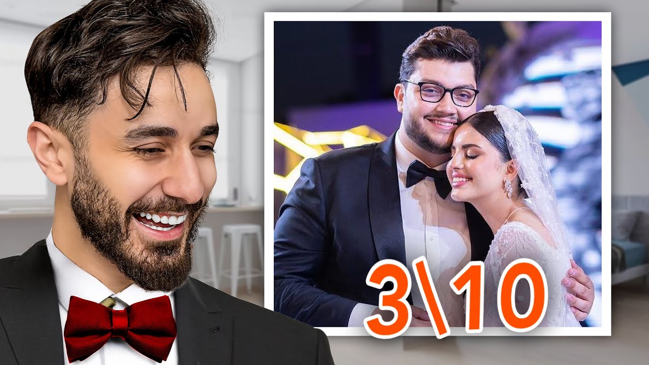 تقييم اطلالات المشاهير في عرس احمد ابو الرب وصبا 💍👰‍♀️