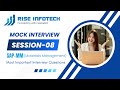 SAP-MM Consultant Mock Interview | Session 08 | 0-2 Years Experienced candidates | Rise Infotech