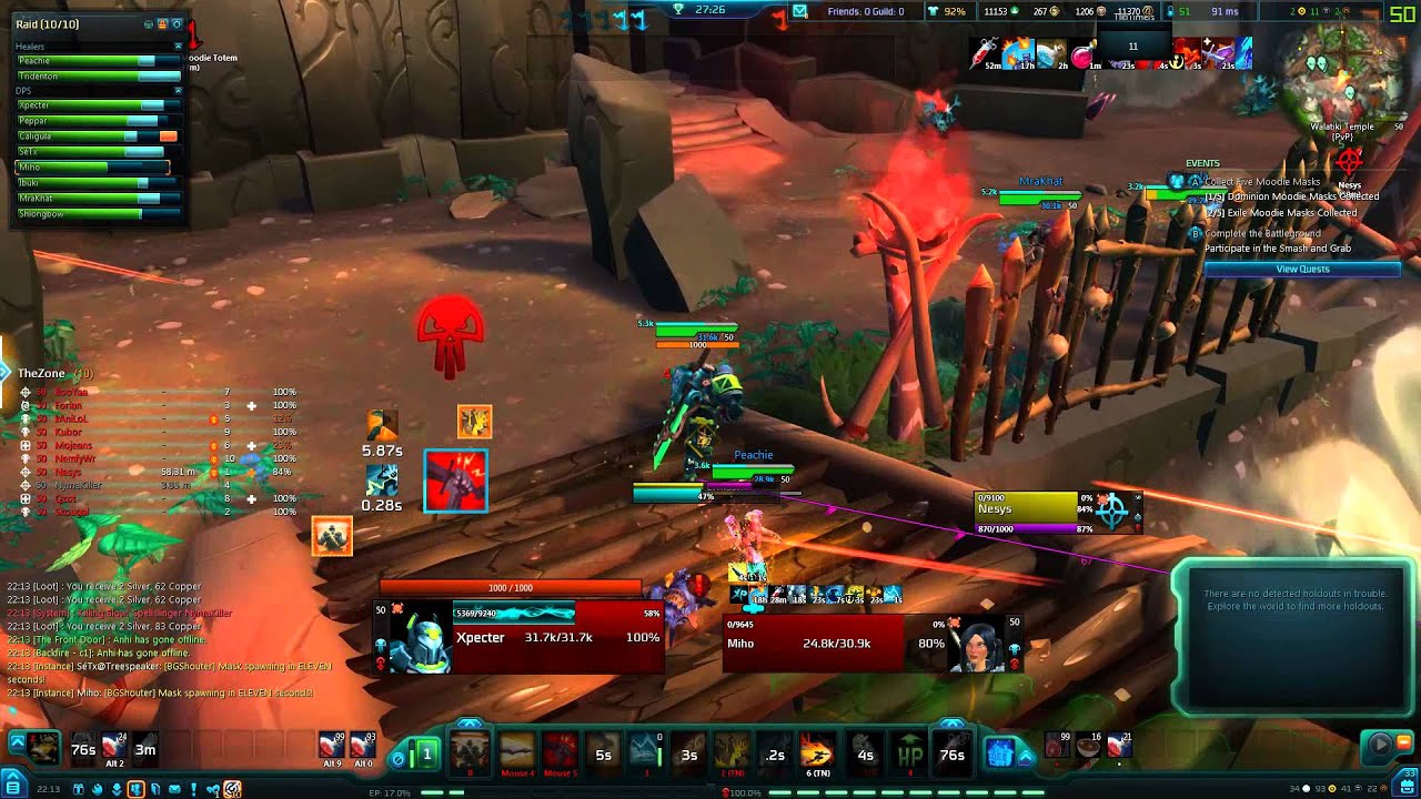 Wildstar - Warrior Pratice BG