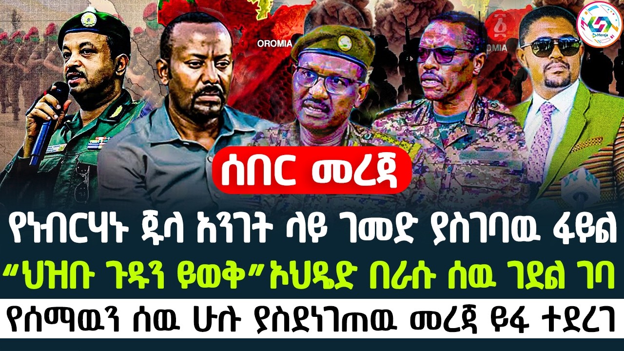 🛑የነብርሃኑ ጁላ አንገት ላይ ገመድ ያስገባዉ ፋይል “ህዝቡ ጉዱን ይወቅ”ኦህዴድ በራሱ ሰዉ ገደል ገባ  Ethiopian News