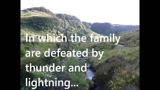 A walk in the mountain's with some grandchildren, cut short by a thunderstorm...