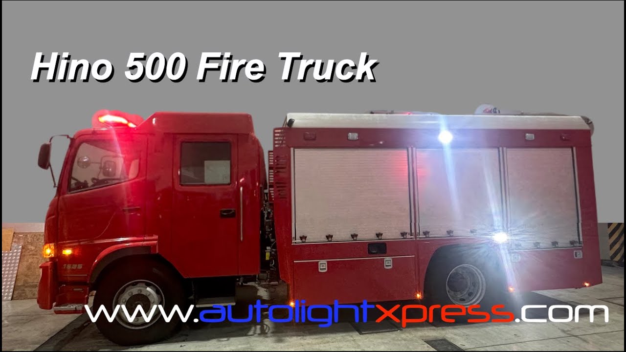 Fire Engine R 500 Hino 500 Fire Truck - YouTube