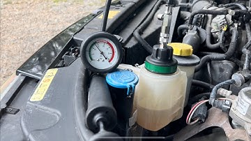 Range Rover Radiator Pressure Test & Normal Operating Temperature Leaking radiator quick fix