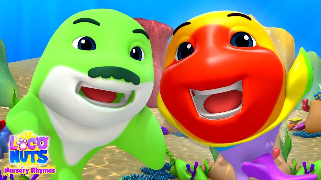 Песен за бебешка акула + Детски песнички и Образователни видеоклипове ...