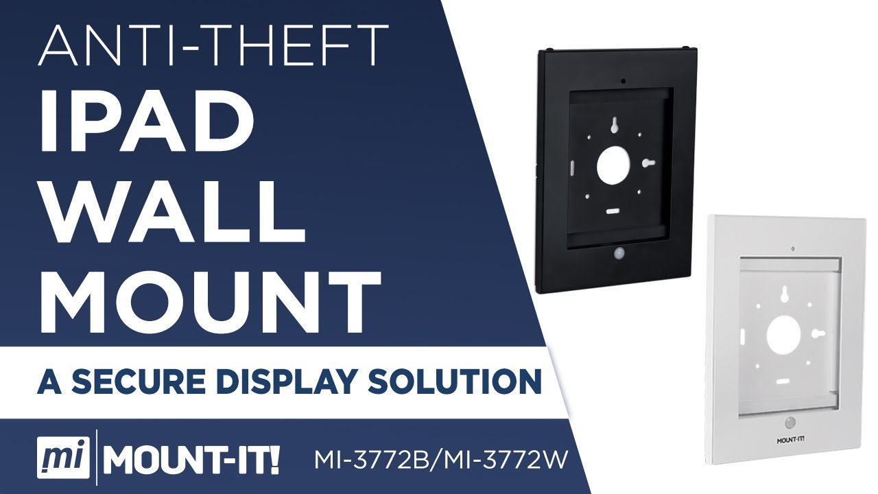 Anti-Theft iPad Wall Mount (MI-3772W | MI-3772B)