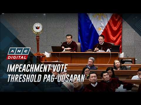 Posible bang ibaba ang voting threshold sa impeachment trial ni VP Sara Duterte? | ANC