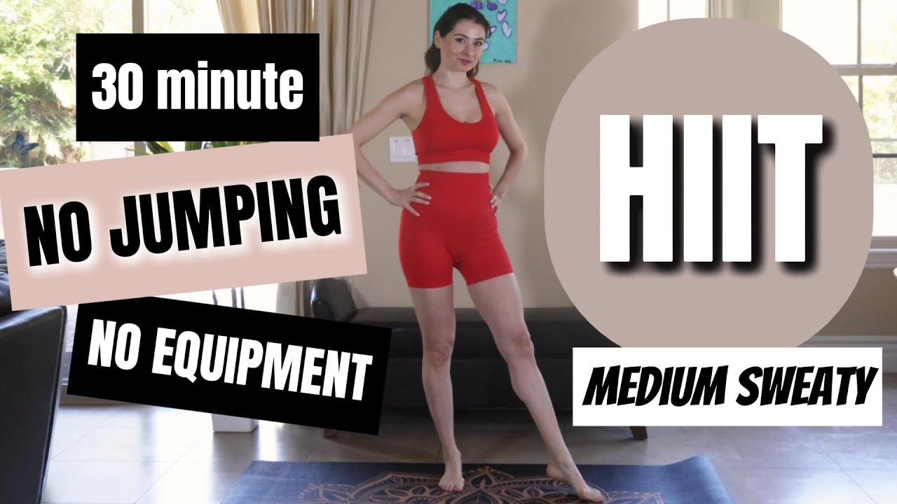 30 Min NO REPEATS FULL BODY HIIT WORKOUT | No Jumping & No Equipment I ...