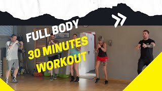 30 Minute Full Body Home Workout, No Equipment Needed