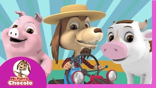 🚜 EL PERRO CHOCOLO TIENE UNA GRANJA IAOU | MI PERRO CHOCOLO 🐾 | CANCIONES INFANTILES