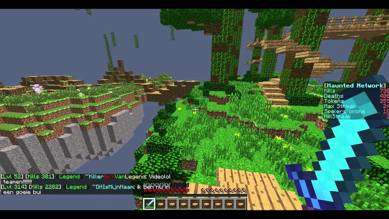 haunted kitpvp #2 discussie om hackers 