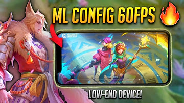 Mobile Legends 60 FPS Config (2025!) | Fix Lag on Low-End Devices - No Root