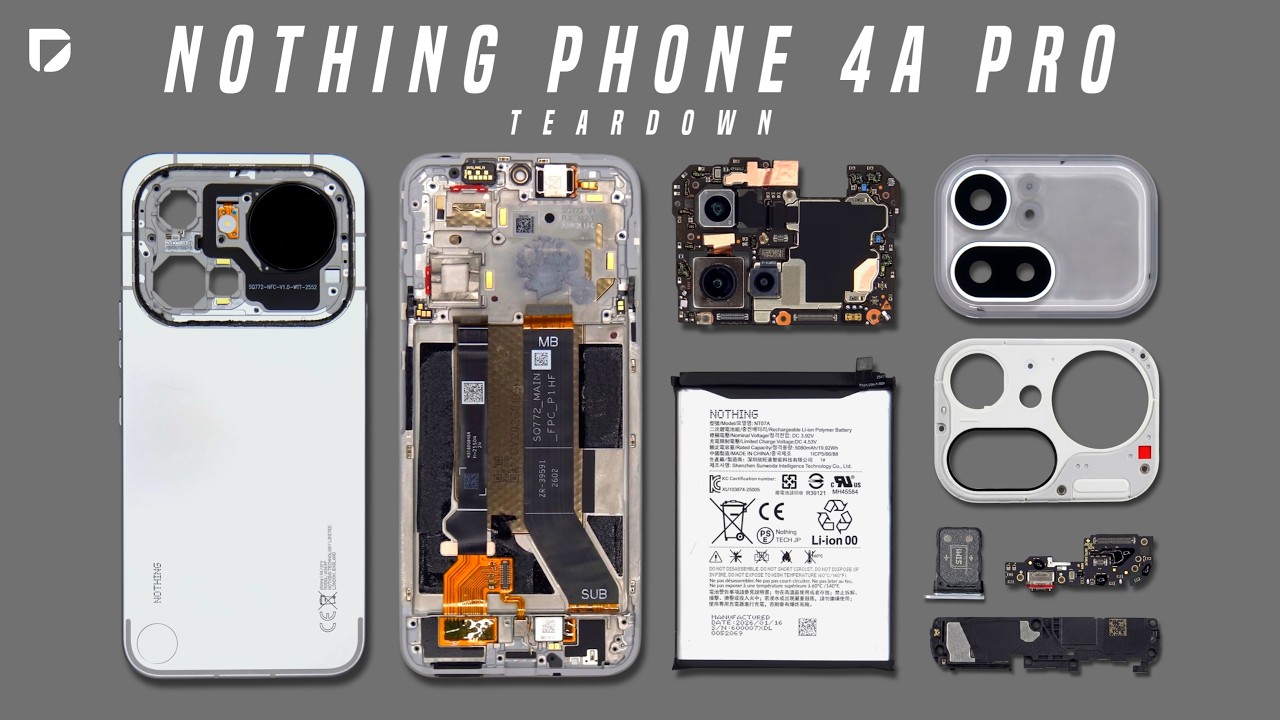 Nothing Phone (4a) Pro 256GB 液晶破損 ジャンク Nothing Phone 4a Pro TEARDOWN (Disassembly) - See What's Inside