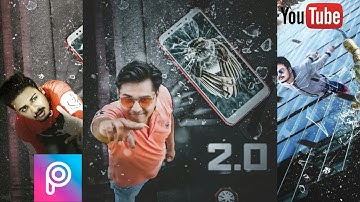 Robot 2.0 movie poster PicsArt editing new, mobile flying 2.0 movie poster editing