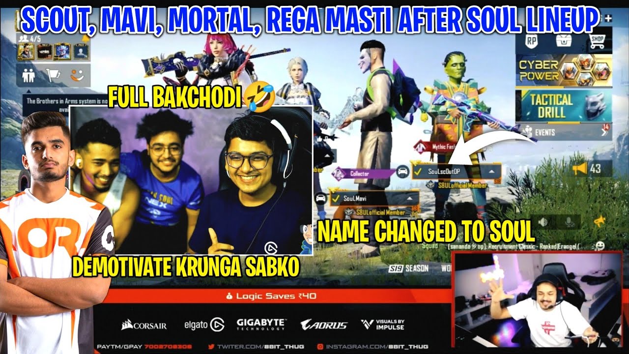 ScOut mavi masti after soul lineup ft. Mortal Rega Viper, Thug❤️ Tapusena kon tha?🤣 Full balchodi