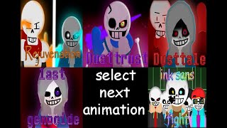 select next animation(voting is over, ink sans won )
